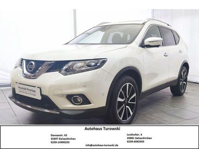 Weiß (brillant white) Gebraucht 2017 Nissan X-Trail Tekna SUV | 15.970 € (Fairer Preis)