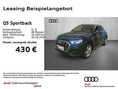Gebraucht Audi Q5 Sportback Sport 204 PS (150 kW) 2024 Blau SUV