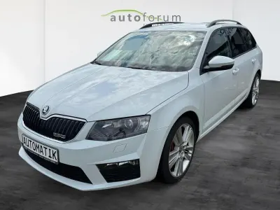 Gebraucht Skoda Octavia RS 184 PS (135 kW) 2015 Moonweiss metallic Kombi