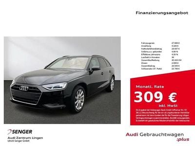 Brillantschwarz Gebraucht 2021 Audi A4 Ambiente Kombi | 27.880 € (Guter Preis)
