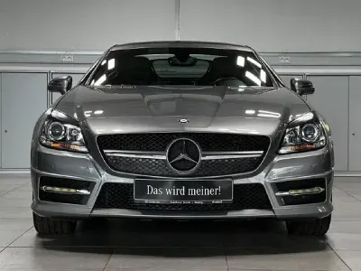 Gebraucht Mercedes SLK200 AMG line 184 PS (135 kW) 2015 Palladiumsilber Cabrio