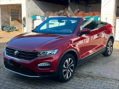 Gebraucht VW T-Roc Cabriolet Style 116 PS (85 kW) 2021 Rot Cabrio