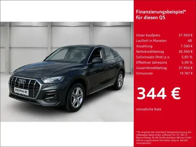 Gebraucht Audi Q5 Sportback Advanced 204 PS (150 kW) 2022 Grau SUV