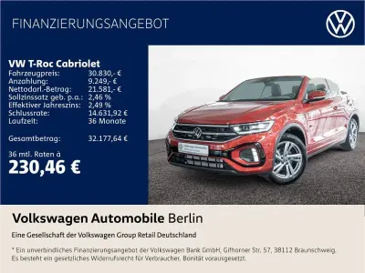 Gebraucht VW T-Roc Cabriolet R-line 150 PS (110 kW) 2025 Rot Cabrio
