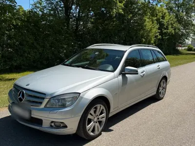 Brugt Mercedes C220 Avantgarde 170 HK (125 kW) 2008 Sølv Stationcar