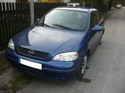 Gebraucht Opel Astra Eco 75 PS (55 kW) 2002 Blau Limousine