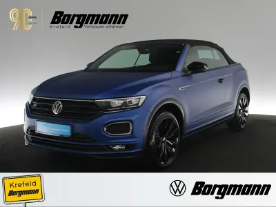 Gebraucht VW T-Roc R-line 150 PS (110 kW) 2022 Blau / ravennablau matt SUV