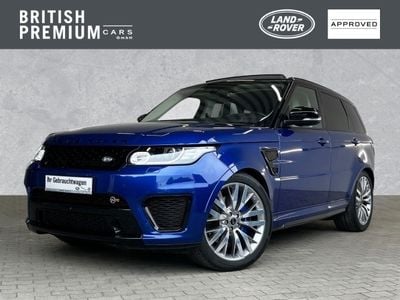 Gebraucht Land Rover Range Rover Sport SVR 551 PS (405 kW) 2016 Estoril blue (blau) SUV