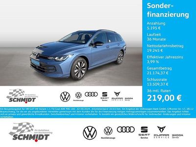 Gebraucht VW Golf VIII Goal 116 PS (85 kW) 2024 Blau Kombi