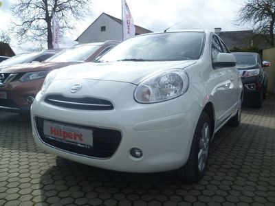 Gebraucht Nissan Micra 80 PS (58 kW) 2012 Weiß metallic Kleinwagen