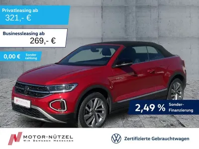 Brugt VW T-Roc Cabriolet Goal 150 HK (110 kW) 2025 Rød Cabriolet