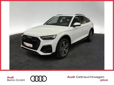 Gebraucht Audi Q5 Sportback S-Line 204 PS (150 kW) 2022 Gletscherweiß metallic SUV