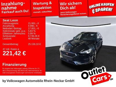 Schwarz Gebraucht 2022 Seat Leon Kombi | 21.771 € (Fairer Preis)