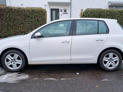 Gebraucht VW Golf VI Comfortline 2009 Weiß Kleinwagen