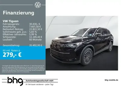 Gebraucht VW Tiguan Life 131 PS (96 kW) 2025 Schwarz SUV