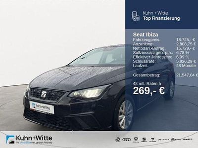 Gebraucht Seat Ibiza Style 110 PS (80 kW) 2023 Mitternachtsschwarz Kleinwagen