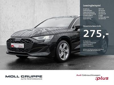 Mythosschwarz metallic Gebraucht 2025 Audi A3 Ambiente Limousine | 30.480 € (Superpreis)