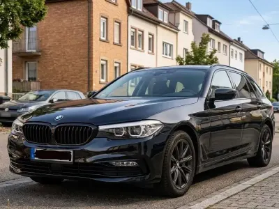 Brugt BMW 530 Sport Line 265 HK (194 kW) 2017 Sort Stationcar