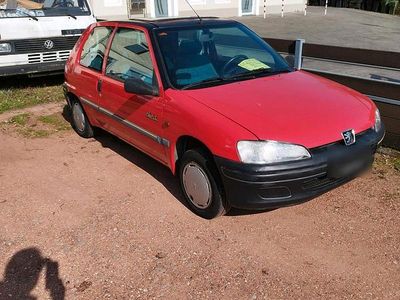 Gebraucht Peugeot 106 1998 Rot Kleinwagen