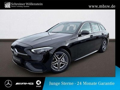 Gebraucht Mercedes C200 AMG 163 PS (119 kW) 2024 Metalliclack obsidianschwarz Kombi