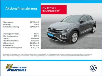 Gebraucht VW T-Roc Style 110 PS (80 kW) 2023 Grau SUV