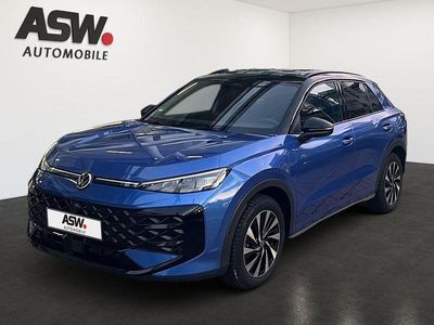 Celestial blue metallic/schwar Gebraucht 2025 VW T-Roc R-line SUV | 39.980 € (Etwas zu teuer)