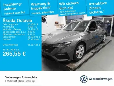 Brugt Skoda Octavia RS 200 HK (147 kW) 2022 Grå Stationcar