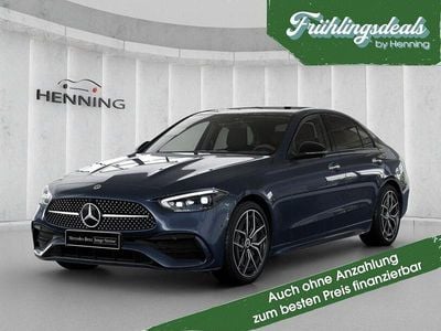 Usata Mercedes C300 AMG 265 CV (194 kW) 2022 Blu Berlina