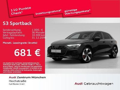 Schwarz Gebraucht 2025 Audi S3 Sport Limousine | 54.262 € (Teuer)