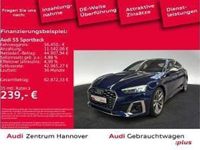Second-hand Audi S5 341 CP (250 kW) 2023 Albastru Coupe