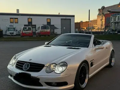 Gebraucht Mercedes SL55 AMG AMG 500 PS (367 kW) 2004 Weiß Cabrio