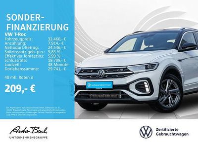 Usata VW T-Roc R-line 150 CV (110 kW) 2024 Bianco SUV
