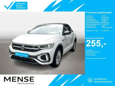Gebraucht VW T-Roc Cabriolet R-line 150 PS (110 kW) 2025 Weiß Cabrio