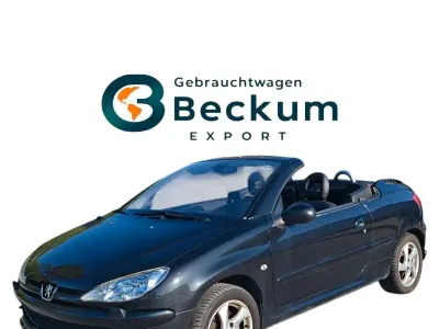 Brugt Peugeot 206 CC Platinum 109 HK (80 kW) 2007 Sort Cabriolet