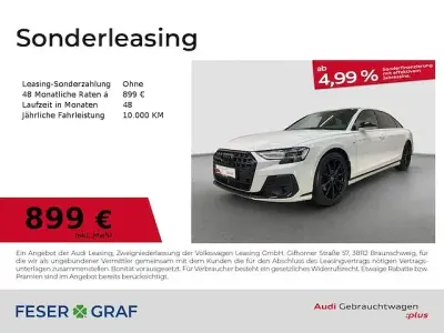 Gebraucht Audi A8L Ambiente 286 PS (210 kW) 2023 Gletscherweiß metallic Limousine