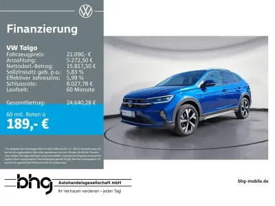 Gebraucht VW Taigo Style 150 PS (110 kW) 2023 Blau SUV