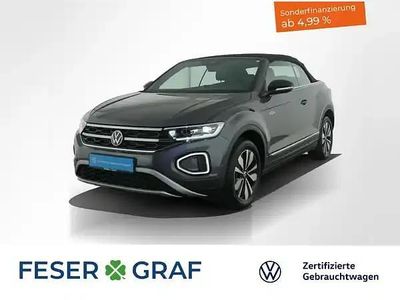 Gebraucht VW T-Roc Cabriolet Goal 116 PS (85 kW) 2025 Rauchgrau metallic schwarz Cabrio
