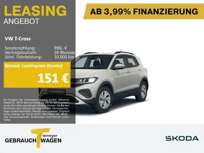 Gebraucht VW T-Cross Life 95 PS (69 kW) 2025 Grau SUV