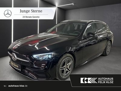 Schwarz Gebraucht 2022 Mercedes C200 AMG Kombi | 36.400 € (Fairer Preis)