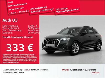 Gebraucht Audi Q3 S-Line 150 PS (110 kW) 2024 Mythosschwarz metallic SUV