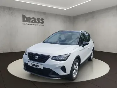 Gebraucht Seat Arona FR 116 PS (85 kW) 2024 Nevada weiß metallic / midnight schwarz metallic SUV