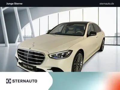 Gebraucht Mercedes S500 AMG 435 PS (319 kW) 2021 Designo diamantweiß bright Limousine