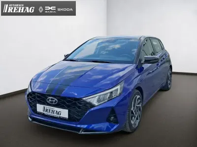 Gebraucht Hyundai i20 Intro Edition 101 PS (74 kW) 2021 Blau Kleinwagen