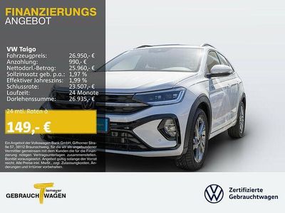 Weiß Gebraucht 2024 VW Taigo R-line SUV | 28.250 € (Fairer Preis)