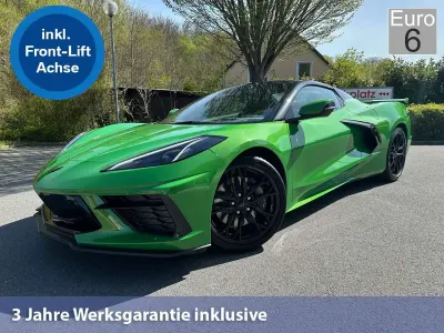 Neu Corvette Stingray 481 PS (353 kW) 2026 Roswell green Cabrio