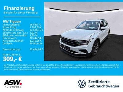 Gebraucht VW Tiguan Life 150 PS (110 kW) 2023 Pure white SUV