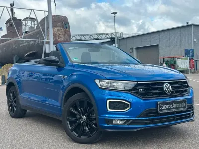 Occasion VW T-Roc Cabriolet R-line 150 ch (110 kW) 2021 Bleue Cabriolet