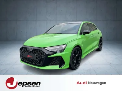 Ny Audi RS3 Sport 400 HK (294 kW) 2025 Grøn Sedan