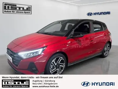 Neu Hyundai i20 N Line 101 PS (74 kW) 2026 Dragon red/ phantom black / mic Kleinwagen