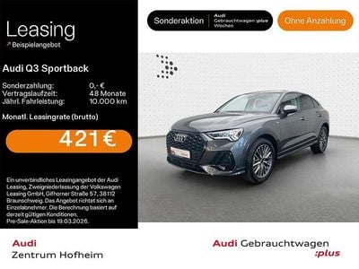 Gebraucht Audi Q3 Sportback S-Line 150 PS (110 kW) 2025 Daytonagrau perleffekt SUV